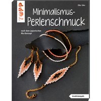 TOPP Buch Minimalismus-Perlenschmuck 32 Seiten 16,9x22cm Ohrringe Ketten Schmuck von Multi