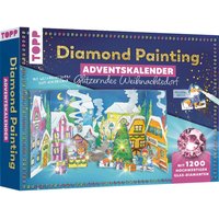 Kreativ-Set "Diamond Painting - Adventskalender Glitzerndes Weihnachtsdorf" von Topp