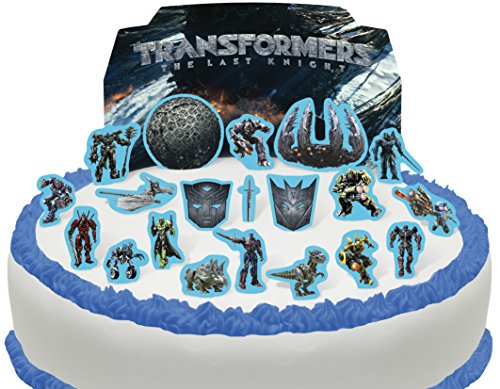Vorgeschnittene und Essbare Transformers Szene Kuchen Topper (Tortenaufleger, Bedruckte Oblaten, Oblatenaufleger) von Toppershack