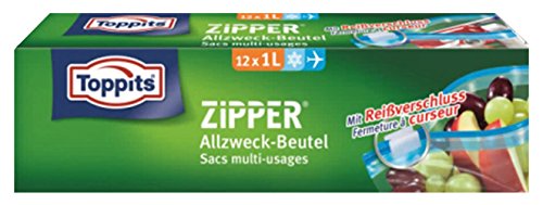 Toppits - Zipper Allzweck-Beutel 1 Liter Toppits - Zipper Allzweck-Beutel 1 Liter von Toppits