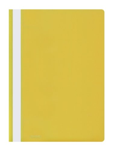 25 Schnellhefter PP Kunststoff Hefter gelb von Toppoint