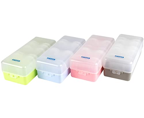 Toppoint 4er Pack DIN A8 Lernbox/Karteikasten, je 2x blau, 2x pink, 4 Allzweckboxen, 400 Karteikarten, 20 x 9 x 7 cm, Rechteckig, Kunststoff, zusammenklappbar, Haushaltsaufbewahrung, Sammelkarten Toppoint 4er Pack DIN A8 Lernbox/Karteikasten, je 2x blau, 2x pink, 4 Allzweckboxen, 400 Karteikarten, 20 x 9 x 7 cm, Rechteckig, Kunststoff, zusammenklappbar, Haushaltsaufbewahrung, Sammelkarten von Toppoint