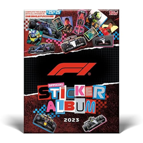 Topps Formula 1 2023 - Komplettes Set Mit 40-Seitigem Album und Allen 156 Stickern Topps Formula 1 2023 - Komplettes Set Mit 40-Seitigem Album und Allen 156 Stickern von Topps