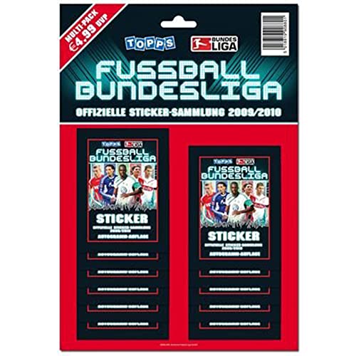 Topps - Fußball Bundesliga Saison 2009/2010 Multi-Pack (11 Sticker Packs) Topps - Fußball Bundesliga Saison 2009/2010 Multi-Pack (11 Sticker Packs) von Topps