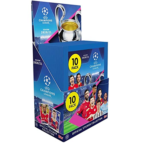 UEFA Champions League Sticker 20/21 Stickerpäckchen (30) von Topps
