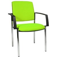 2 Topstar Besucherstühle BtoB 10 BB190A G05 grün Stoff von Topstar