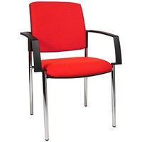 2 Topstar Besucherstühle BtoB 10 BB190A G21 rot Stoff 2 Topstar Besucherstühle BtoB 10 BB190A G21 rot Stoff von Topstar