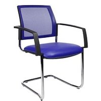 2 Topstar Besucherstühle BtoB 20 BB490A S18 royalblau Stoff von Topstar