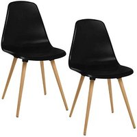 Topstar Schalenstühle T2020 FZ10BUS-2 schwarz Kunststoff, 2 St. von Topstar
