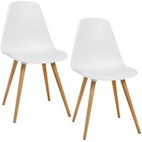 Topstar Schalenstühle T2020 FZ10BUW-2 weiß Kunststoff, 2 St. von Topstar