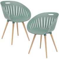 Topstar Schalenstühle T2023 FZ20EIO-2 olive Kunststoff, 2 St. von Topstar