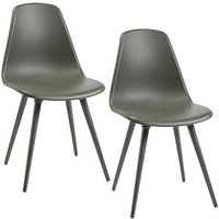 2 Topstar Schalenstühle T2020 FZ10GG-2 grau Kunststoff 2 Topstar Schalenstühle T2020 FZ10GG-2 grau Kunststoff von Topstar