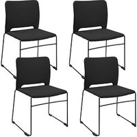 Topstar Besucherstühle Visit Lite RE100TB0TB0 schwarz Stoff, 4 St. Topstar Besucherstühle Visit Lite RE100TB0TB0 schwarz Stoff, 4 St. von Topstar