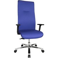 Topstar XXL Bürostuhl Big Star 30, BT390T W56 Stoff blau, Gestell alu von Topstar