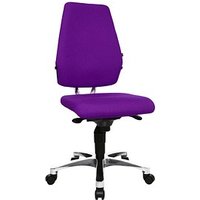 Topstar Bürostuhl Body Balance S30, SI99T33 Stoff lila, Gestell alu von Topstar