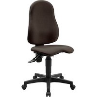 Topstar Bürostuhl Ortho Point, PO90G08 Stoff braun, Gestell schwarz von Topstar