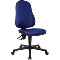 Topstar Bürostuhl Point 60, 8160G26 Stoff blau, Gestell schwarz von Topstar