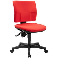 Topstar Bürostuhl Pro 30, PU300G21 Stoff rot, Gestell schwarz von Topstar