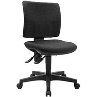 Topstar Bürostuhl Pro 30, PU300G22 Stoff anthrazit, Gestell schwarz von Topstar