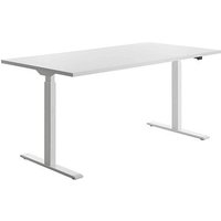 Topstar E-Table elektrisch höhenverstellbarer Schreibtisch weiß rechteckig, T-Fuß-Gestell weiß 160,0 x 80,0 cm Topstar E-Table elektrisch höhenverstellbarer Schreibtisch weiß rechteckig, T-Fuß-Gestell weiß 160,0 x 80,0 cm von Topstar