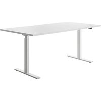 Topstar E-Table elektrisch höhenverstellbarer Schreibtisch weiß rechteckig, T-Fuß-Gestell weiß 180,0 x 80,0 cm Topstar E-Table elektrisch höhenverstellbarer Schreibtisch weiß rechteckig, T-Fuß-Gestell weiß 180,0 x 80,0 cm von Topstar