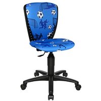 Topstar Kinderdrehstuhl High S'cool®, 70570 CA40 Stoff blau, Gestell schwarz von Topstar