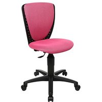 Topstar Kinderdrehstuhl High S'cool®, 70570BB10 Stoff rosa, Gestell schwarz von Topstar