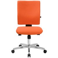 Topstar Bürostuhl Lightstar 10, LS19W0G04 Stoff orange, Gestell alu von Topstar