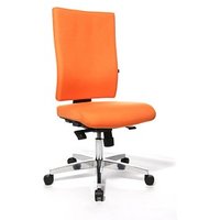 Topstar Bürostuhl Lightstar 20, LS29W0G04 Stoff orange, Gestell alu von Topstar