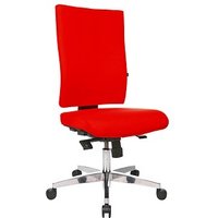 Topstar Bürostuhl Lightstar 20, LS29W0G21 Stoff rot, Gestell alu von Topstar