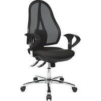 Topstar Bürostuhl Open Point SY Deluxe, OP290UG20 Stoff schwarz, Gestell chrom von Topstar