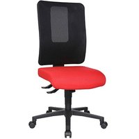 Topstar Bürostuhl Open X (N), OX1000 G210 rot, schwarz, schwarz Stoff von Topstar