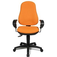 Topstar Bürostuhl Point 70, 8170UG04 Stoff orange, Gestell schwarz von Topstar