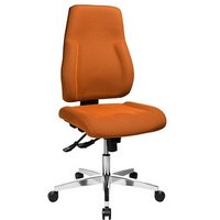 Topstar Bürostuhl Point 91, PI99GBC4 Stoff orange, Gestell alu von Topstar