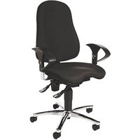 Topstar Bürostuhl Sitness® 10, SI59UG20 Stoff schwarz, Gestell chrom von Topstar