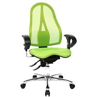 Topstar Bürostuhl Sitness® 15, ST19UG05 Stoff grün, Gestell chrom von Topstar