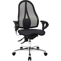 Topstar Bürostuhl Sitness® 15, ST19UG20 Stoff schwarz, Gestell chrom von Topstar