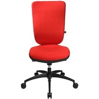 Topstar Bürostuhl Soft Pro 100, NN400 T31 Stoff rot, Gestell schwarz von Topstar