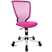 Topstar Kinderdrehstuhl Titan Junior, 71487 S04 Stoff rosa, Gestell silber von Topstar