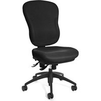 Topstar Bürostuhl Wellpoint 30 SY, 8060 BC0 Stoff schwarz, Gestell schwarz von Topstar
