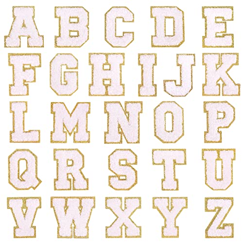 Toptime Patches Zum Aufbügeln 26 Stück, Chenille Buchstaben Patches Selbstklebend, A-Z Patches für Jacke, Buchstaben Aufnäher für Kleidung/Jeans/Taschen/Hut, Buchstaben zum Aufbügeln für Dekor, DIY Toptime Patches Zum Aufbügeln 26 Stück, Chenille Buchstaben Patches Selbstklebend, A-Z Patches für Jacke, Buchstaben Aufnäher für Kleidung/Jeans/Taschen/Hut, Buchstaben zum Aufbügeln für Dekor, DIY von Toptime