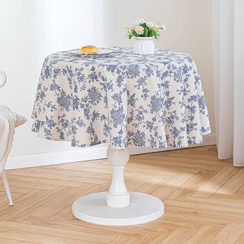 Tischdecke für Couchtisch, französischer Vintage-Stil, rustikales Blumenmuster, Baumwollstoff, wasserdicht, abwischbar, rechteckig, dekorativ für Partys, Versammlungen, Abendessen, Veranstaltungen Tischdecke für Couchtisch, französischer Vintage-Stil, rustikales Blumenmuster, Baumwollstoff, wasserdicht, abwischbar, rechteckig, dekorativ für Partys, Versammlungen, Abendessen, Veranstaltungen von Topwon