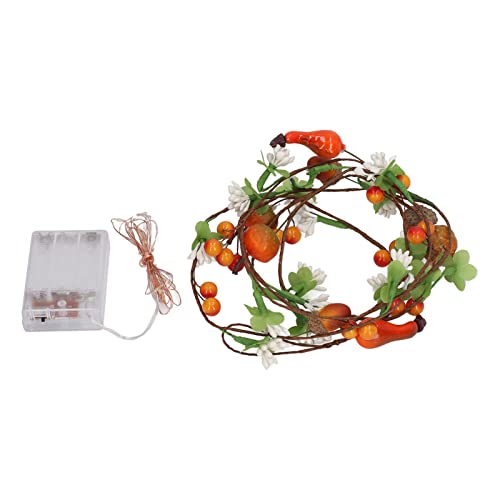 Topyond Blätter, Früchte, Rattan-Lichterkette, 2 M, 20 LEDs Für Zuhause, Schlafzimmer, Weihnachten, Hochzeit, Dekoration, Garten, Wand, Halloween-Dekoration Topyond Blätter, Früchte, Rattan-Lichterkette, 2 M, 20 LEDs Für Zuhause, Schlafzimmer, Weihnachten, Hochzeit, Dekoration, Garten, Wand, Halloween-Dekoration von Topyond