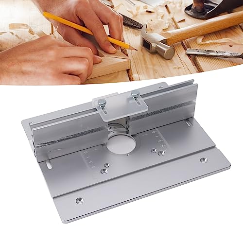 Topyond Aluminium-Frästisch-Einlegeplatte, Holzfräsen, Flip-Board, Trimmmaschine, Gravur-Hilfswerkzeug Für Die Holzbearbeitung Topyond Aluminium-Frästisch-Einlegeplatte, Holzfräsen, Flip-Board, Trimmmaschine, Gravur-Hilfswerkzeug Für Die Holzbearbeitung von Topyond