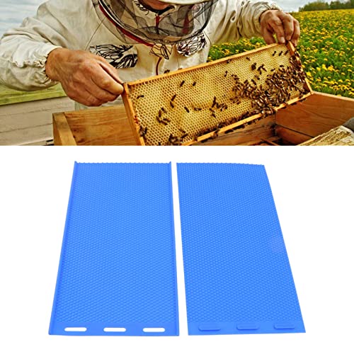 Topyond Bienenwachs-Pressblechformen, 2 Stück, Silikonmaterial, DIY-Formen, weiche Pressblech-Formwerkzeuge, Bienenwachs-Prägemaschine für die Imkerei von Topyond