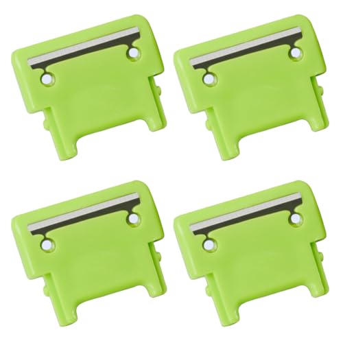 TorSor Apfelschälerklingen, Ersatzteile, federbelasteter Arm, Schälklinge für Apfelschäler, Entkerner, Birnen-Photato-Schneider, Reparatur, grün, 4 Stück von TorSor