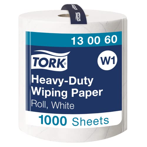 Tork 130060 Extra Starke Mehrzweck Papierwischtücher für W1 Bodenständer- und Wandhalter-System / 2-lagige Putzrolle in Weiß / Premium Qualität / 1 x 340 m Tork 130060 Extra Starke Mehrzweck Papierwischtücher für W1 Bodenständer- und Wandhalter-System / 2-lagige Putzrolle in Weiß / Premium Qualität / 1 x 340 m von Tork