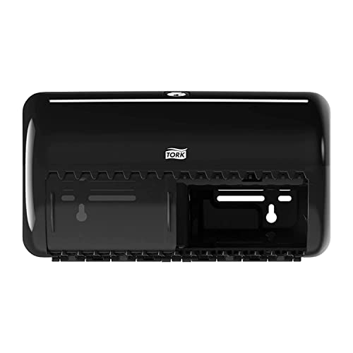 Tork 557008 Spender für Kleinrollen Toilettenpapier T4 in Schwarz / Hygienischer Papierspender für Toiletten im Elevation Design Tork 557008 Spender für Kleinrollen Toilettenpapier T4 in Schwarz / Hygienischer Papierspender für Toiletten im Elevation Design von Tork