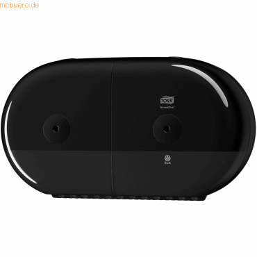Tork Doppelrollenspender SmartOne Mini T9 Kunststoff schwarz Tork Doppelrollenspender SmartOne Mini T9 Kunststoff schwarz von Tork