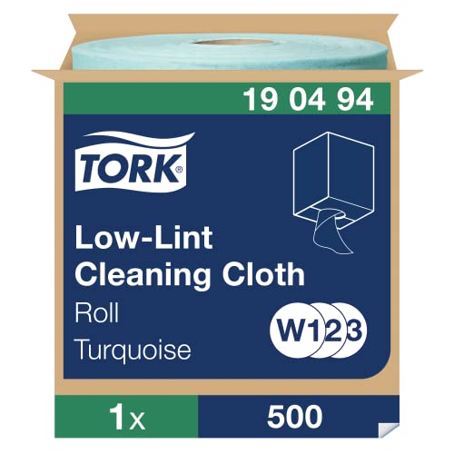 Tork Fusselarme Reinigungstücher Türkis W1/2/3, Mehrzweck, 1 × 500 Tücher, 190494 Tork Fusselarme Reinigungstücher Türkis W1/2/3, Mehrzweck, 1 × 500 Tücher, 190494 von Tork